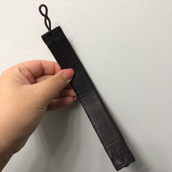 Love Heals beaded loom leather bracelet - Picture 3 of 5